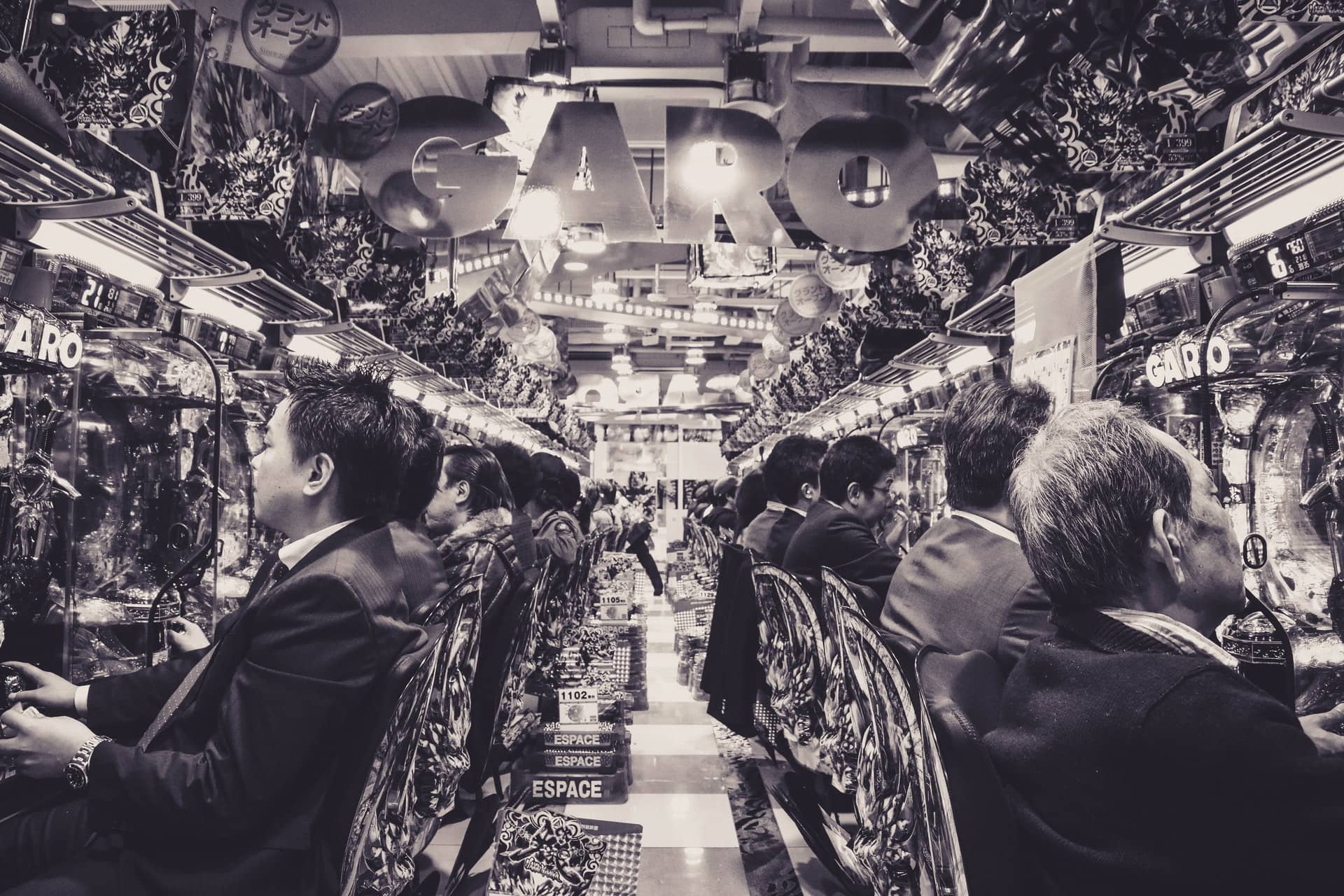Pachinko Parlor In Japan
