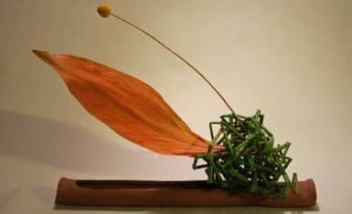 Ikebana, the art of flower arrangements